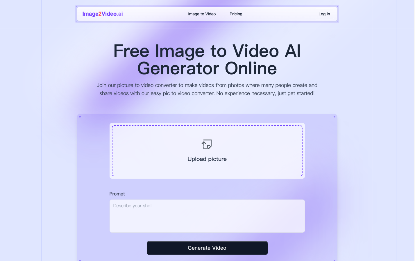 Image2Video AI图片转视频