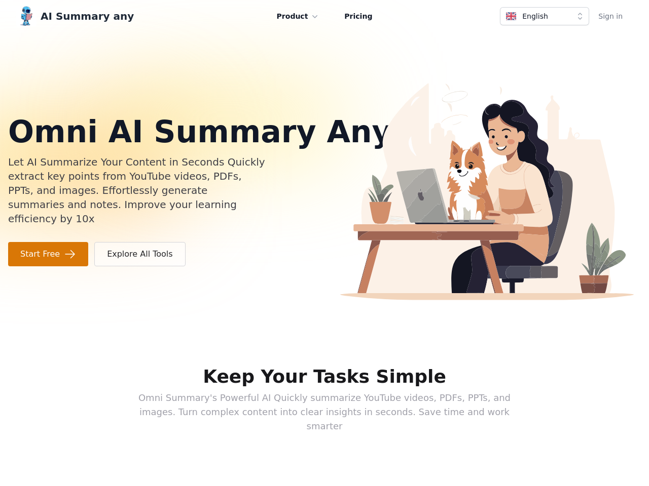 AI Summary Any - AI内容摘要