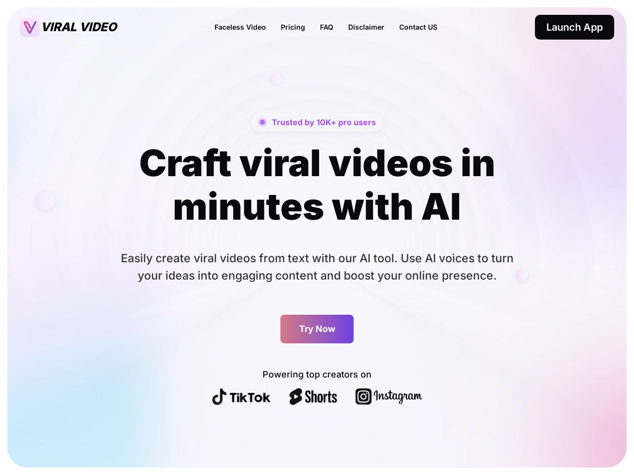 Viral Video AI视频创作