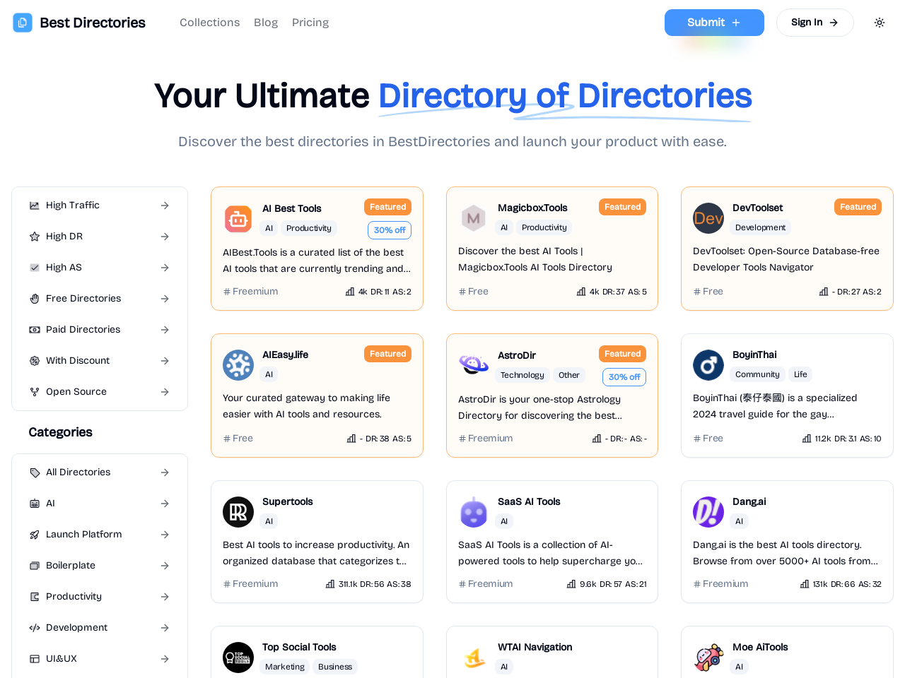 Best Directories 导航目录