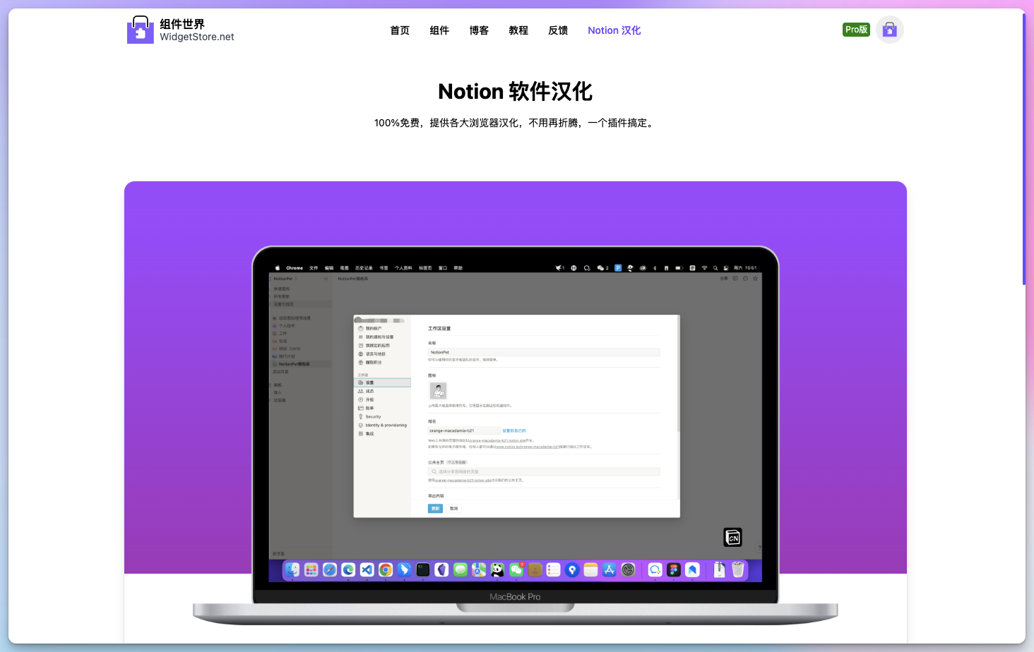 NotionCn—Notion中文汉化插件
