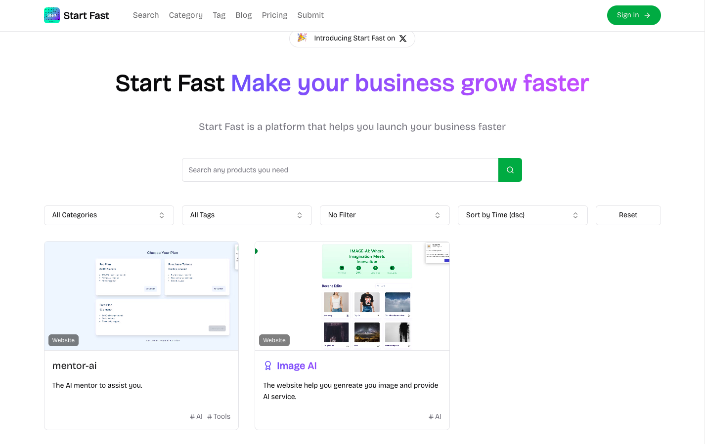 Start Fast