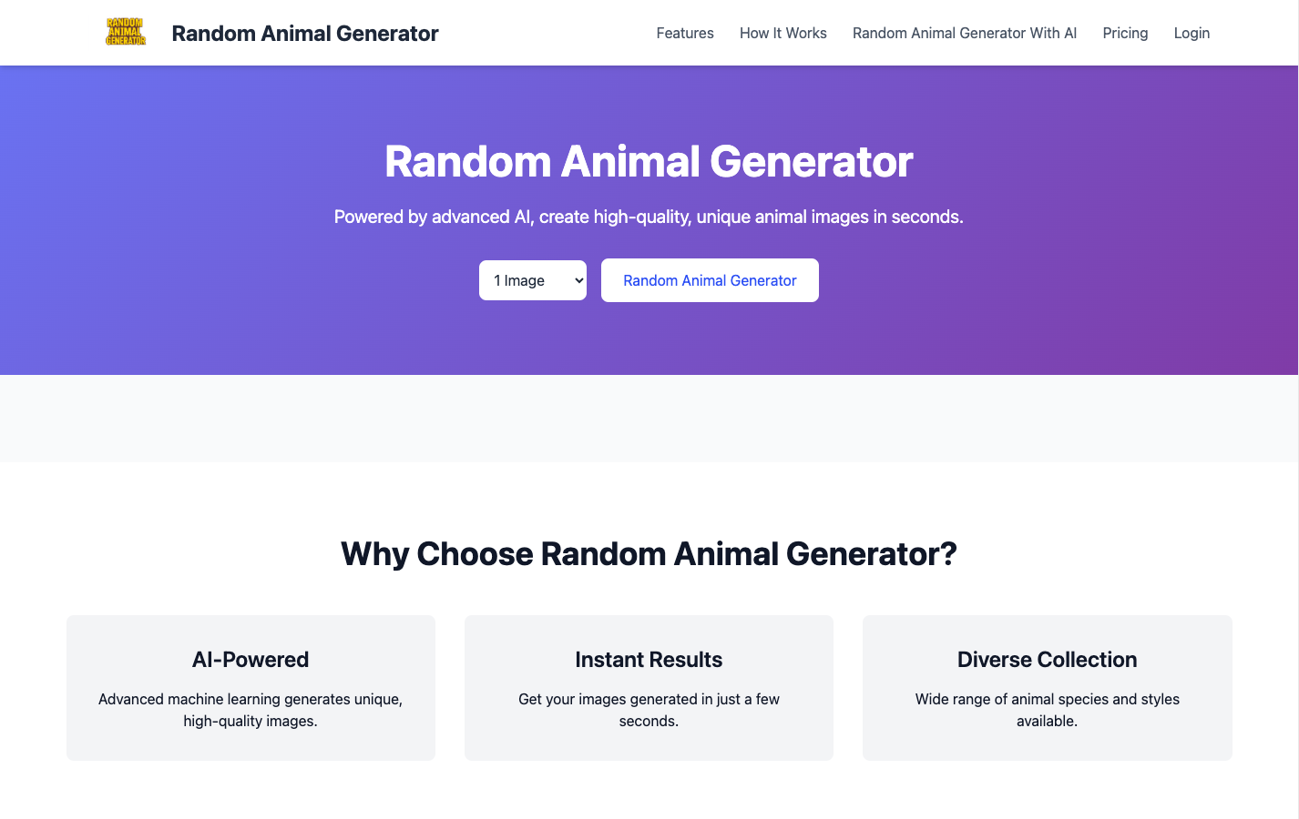 Random Animal Generator 随机动物生成器