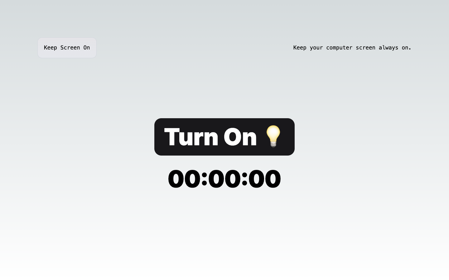 Keep Screen On