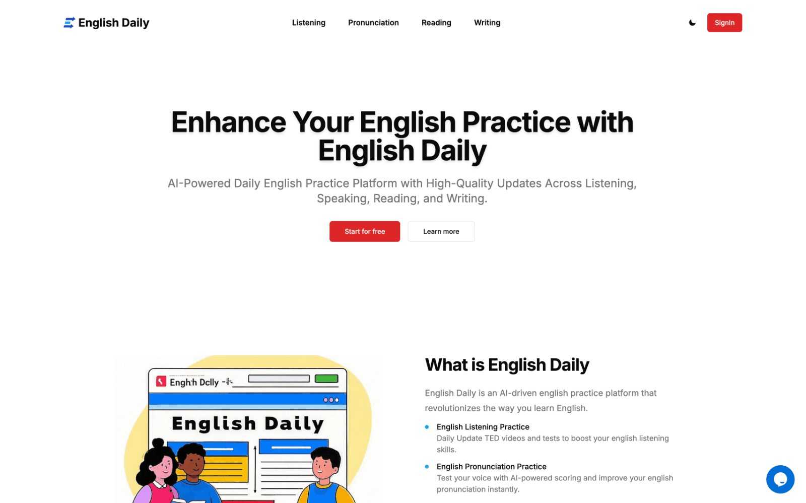 English Daily - AI英语练习